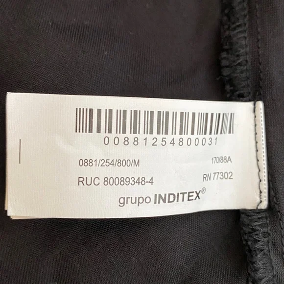 NWT Zara Black Satin Effect Cutout Waist Strap Maxi Dress, Size M - Picture 16 of 17